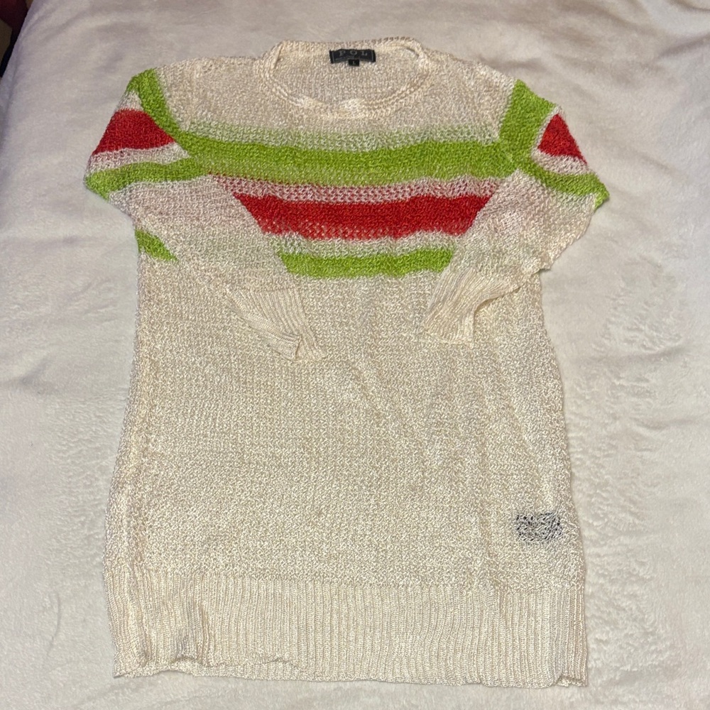POL Cream Thin, light weight sweater